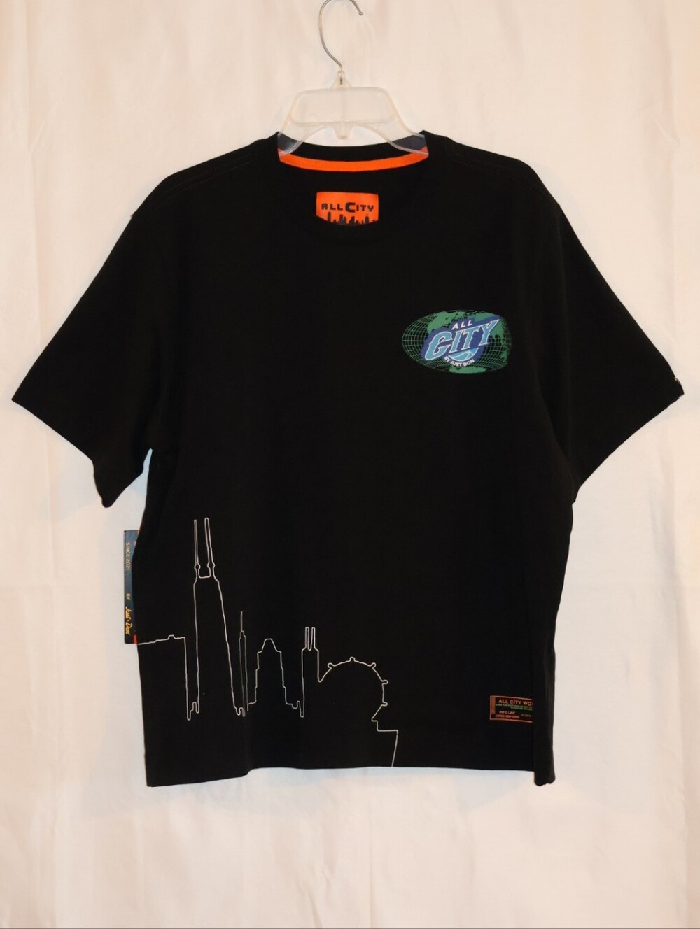 All City By Just Don Chicago Skyline Graphic T-Shirt. NWT.